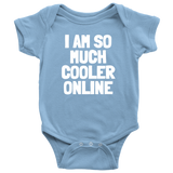 Blogging Baby Bodysuit - Blogger Baby One-piece - Funny Baby Gift - So Much Cooler Online - Many Sizes And Colors Available