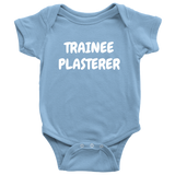 Plasterer Baby Shirt - Cute Plasterer Baby One-piece - Trainee Plasterer - Many Sizes And Colors - Baby Shower Gift