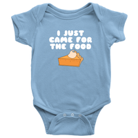 Funny Thanksgiving Baby Bodysuit - I Just Came For The Food - Thanksgiving Baby One-piece - Cute Thanksgiving Baby Gift