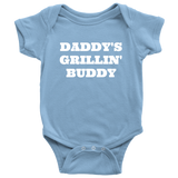 Barbecue Baby One-piece - Grilling Baby Shirt - BBQ Baby Gift - Daddy's Grillin Buddy - Many Sizes And Colors
