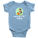 Cute Thanksgiving Baby Bodysuit - Thanksgiving Baby One-piece - Mommy's Lil' Turkey - Many Sizes And Colors
