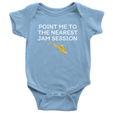 Saxophone Baby Shirt - Saxophone Player Baby One-piece - Nearest Jam Session - Saxophone Baby Gift Idea - Many Sizes And Colors