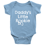 Police Officer Baby One-piece - Policeman Baby Shirt - Cop Baby Bodysuit - Daddy's Little Rookie - Many Sizes And Colors