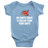 Wrecker Driver Baby Shirt - Tow Truck Baby One-piece - My Daddy's Truck - Baby Shower Or First Birthday - Many Sizes And Colors