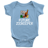 Zookeeper Baby Shirt - Zookeeper Baby One-piece - Zoo Baby Bodysuit - Future Zookeeper - Many Sizes And Colors