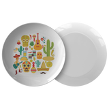 Mexican Fiesta Dinner Plate - Dishwasher Safe