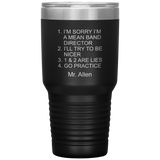 custom order - mean band director - mr allen