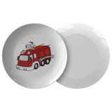 Firefighter Dinner Plate - Dishwasher Safe