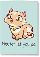 Cute Veterinarian Card - Vet Tech Cards - Cat Greeting Cards - Kitty Valentine's Day Card - Neuter - Greeting Card