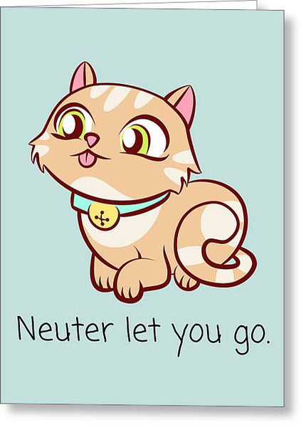 Cute Veterinarian Card - Vet Tech Cards - Cat Greeting Cards - Kitty Valentine's Day Card - Neuter - Greeting Card