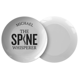 Personalized Chiropractic Plate - Chiropractor Gift Idea - Quality Dinner Plate - The Spine Whisperer