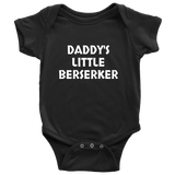 Viking Baby One-Piece - Cute Baby Shirt - Daddy's Little Berserker - Baby Shower Gift - Many Colors And Sizes Available