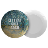Funny Art Plate - Artist Gift Idea - Art History Nerd Present - Van Gogh Parody Plate - Art Teacher Gift - Let That Shit Gogh - Motivational