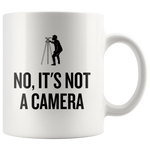 custom order - surveyor mug - not a camera