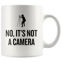 custom order - surveyor mug - not a camera