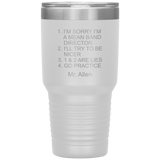 custom order - mean band director - mr allen