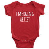 Funny Artist Baby One-piece - Art Teacher Baby Gift - Artist Baby Bodysuit - Emerging Artist - Many Sizes And Colors Available