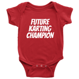 Karting Baby One-piece - Go-Kart Driver Baby Bodysuit - Future Karting Champion - Baby Shower Or Birthday Gift - Many Sizes And Colors