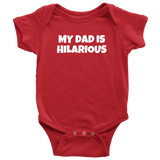 Comedian Baby Bodysuit - Stand Up Comedian Baby One-piece - My Dad Is Hilarious - Baby Shower Gift Idea