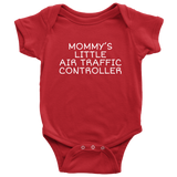 Air Traffic Controller Baby One-piece - Mommy's Little Air Traffic Controller - Baby Bodysuit - Many Sizes And Colors - All Cotton