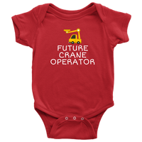 Crane Baby Bodysuit - Crane Operator Baby Gift - Future Crane Operator - Baby One-piece - Baby Shower Gift Idea