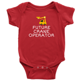 Crane Baby Bodysuit - Crane Operator Baby Gift - Future Crane Operator - Baby One-piece - Baby Shower Gift Idea