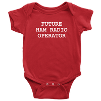Ham Radio Baby One-piece - Amateur Radio Baby Bodysuit - Funny Ham Radio Baby Gift - Future Ham Radio Operator