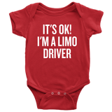 Funny Baby Bodysuit - Limo Driver Baby One-piece - Chauffeur Baby Gift - Dumb And Dumber Quote - Many Sizes And Colors