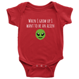 Funny UFO Baby One-piece - Alien Baby Bodysuit - Ufology Baby Shirt - To Be An Alien - Baby Gift Idea - Many Sizes And Colors - All Cotton