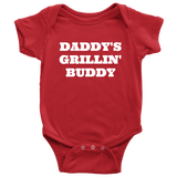 Barbecue Baby One-piece - Grilling Baby Shirt - BBQ Baby Gift - Daddy's Grillin Buddy - Many Sizes And Colors