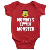 Cute Halloween Baby Shirt - Halloween Baby One-piece - Spooky Baby Bodysuit - Mommy's Little Monster - Halloween Baby Gift - All Cotton