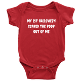 Cute Halloween Baby Shirt - Creepy Baby One-piece - Spooky Baby Bodysuit - My First Halloween - Many Sizes And Colors - Halloween Baby Gift