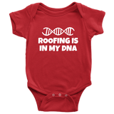 Roofer Baby One-piece - Roofing Baby Bodysuit - Roofer Baby Gift Idea - Roofing Is In My DNA - Many Sizes And Colors Available