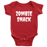 Cute Zombie Baby Shirt - Zombie Baby One-piece - Zombie Snack - Baby Shower Present - Halloween Baby Bodysuit - Many Sizes And Colors