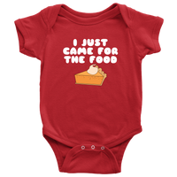 Funny Thanksgiving Baby Bodysuit - I Just Came For The Food - Thanksgiving Baby One-piece - Cute Thanksgiving Baby Gift