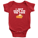 Funny Thanksgiving Baby Bodysuit - I Just Came For The Food - Thanksgiving Baby One-piece - Cute Thanksgiving Baby Gift