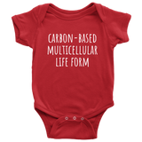 Funny Biology Baby Shirt - Biologist Baby One-piece - Biology Teacher Baby Bodysuit - Carbon-based - Baby Gift Idea - Many Sizes and Colors