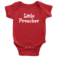 Cute Preacher Baby One-piece - Gift For Preacher or Minister Baby - Little Preacher Baby Bodysuit - Baby Shower or Birthday Gift