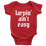 Funny Baby One-piece - LARP Baby Shirt - Larping Baby Bodysuit - Larpin Ain't Easy - Baby Gift Idea - Many Sizes And Colors - All Cotton