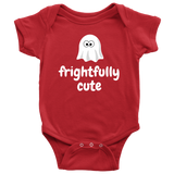 Cute Halloween Baby Shirt - Halloween Baby One-piece - Spooky Baby Bodysuit - Frightfully Cute - Halloween Baby Gift - All Cotton