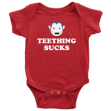 Halloween Baby Bodysuit - Creepy Baby One-piece - Spooky Baby Shirt - Vampire Baby Shirt - Halloween Baby Gift - Teething Sucks