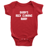 Rock Climber Baby Shirt - Rock Climbing Baby One-piece - Climber Baby Bodysuit - Daddy's Rock Climbing Buddy - Baby Shower Gift - All Cotton