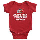 Wrecker Driver Baby Shirt - Tow Truck Baby One-piece - My Daddy's Truck - Baby Shower Or First Birthday - Many Sizes And Colors