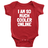 Blogging Baby Bodysuit - Blogger Baby One-piece - Funny Baby Gift - So Much Cooler Online - Many Sizes And Colors Available
