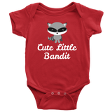 Cute Raccoon Baby One-piece - Raccoon Baby Bodysuit - Cute Little Bandit - Baby Shower or Birthday Gift - Many Sizes And Colors