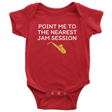 Saxophone Baby Shirt - Saxophone Player Baby One-piece - Nearest Jam Session - Saxophone Baby Gift Idea - Many Sizes And Colors