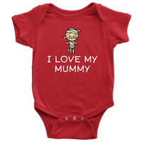 Halloween Baby Bodysuit - Creepy Baby One-piece - Spooky Baby Shirt - Mummy Baby Shirt - Halloween Baby Gift - I Love My Mummy