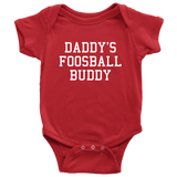 Foosball Baby Bodysuit - Foosball Baby Shirt - Daddy's Foosball Buddy - Table Soccer Bodysuit - Many Sizes And Colors