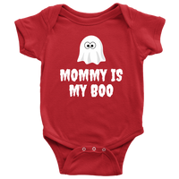 Cute Halloween Baby Shirt - Halloween Baby One-piece - Spooky Baby Bodysuit - Mommy Is My Boo - Halloween Baby Gift - All Cotton