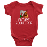 Zookeeper Baby Shirt - Zookeeper Baby One-piece - Zoo Baby Bodysuit - Future Zookeeper - Many Sizes And Colors